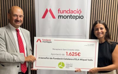 Lliurament a l’Associació Catalana de l’ELA Miquel Valls de 1.625 euros recaptats