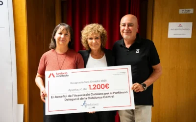 Acte de lliurament de les recaptacions solidàries de Sant Cristòfol a entitats del Bages i el Berguedà